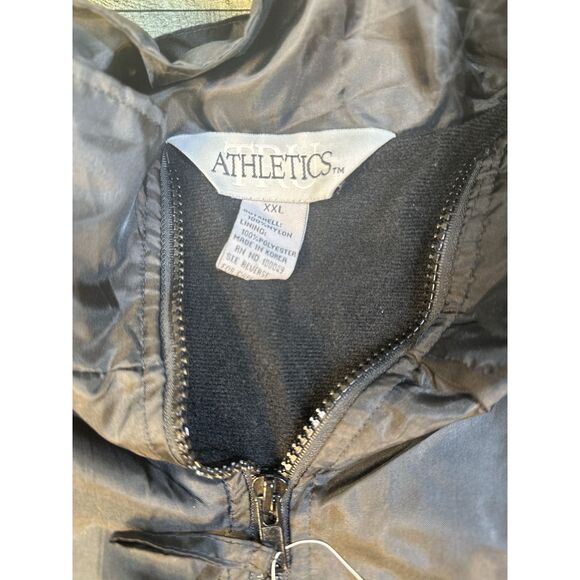 TRU Athletics Cruz Azul Mexico Windbreaker Jacket XXL Fleece Lined Black VTG - Picture 3 of 5